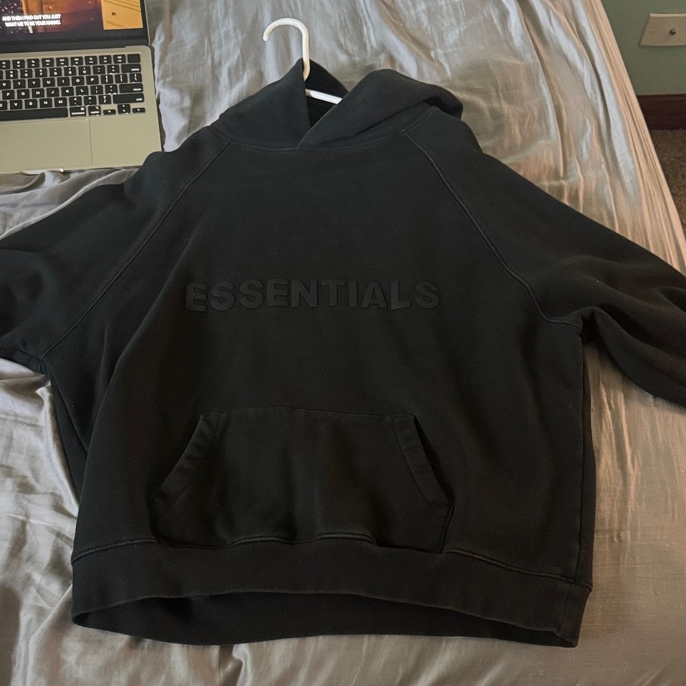 Essentials Charcoal Hoodie